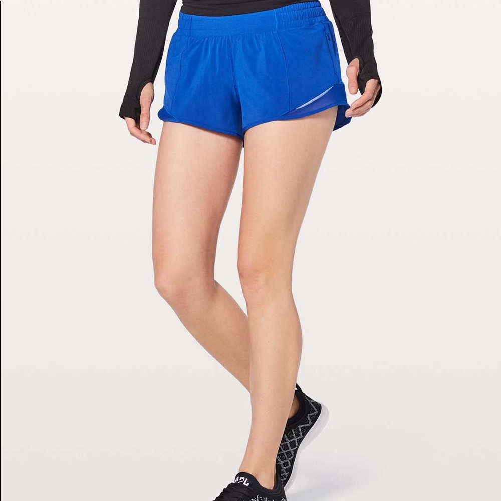 Dark blue lululemon shorts